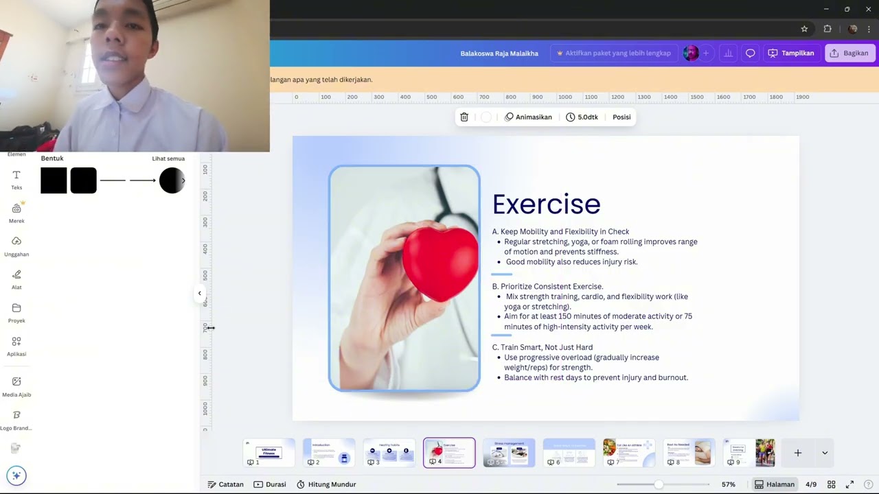 How To Achieve Peak Level Body Fitness (English Task)
