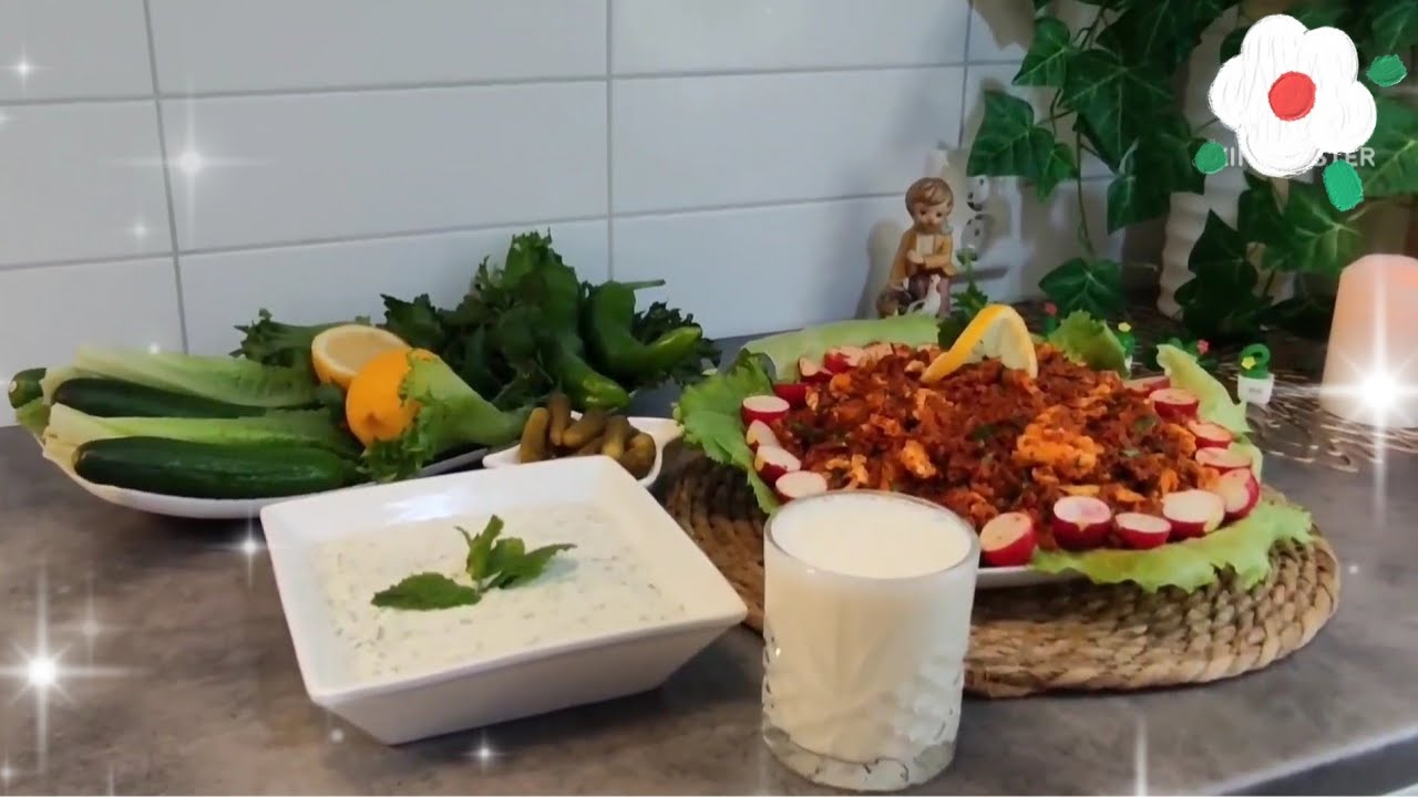 (چيكي هيك)😋 اطيب أكلة شعبية من التراث كوباني 🥚🍳🥗