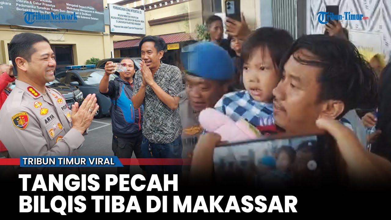 Bilqis Bocah Korban Penculikan Tiba di Polrestabes Makassar