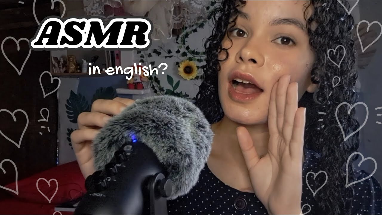 ASMR trying to SPEAK English | Tingly Trigger Words 🇧🇷🗣️Eng (tentando falar inglês)