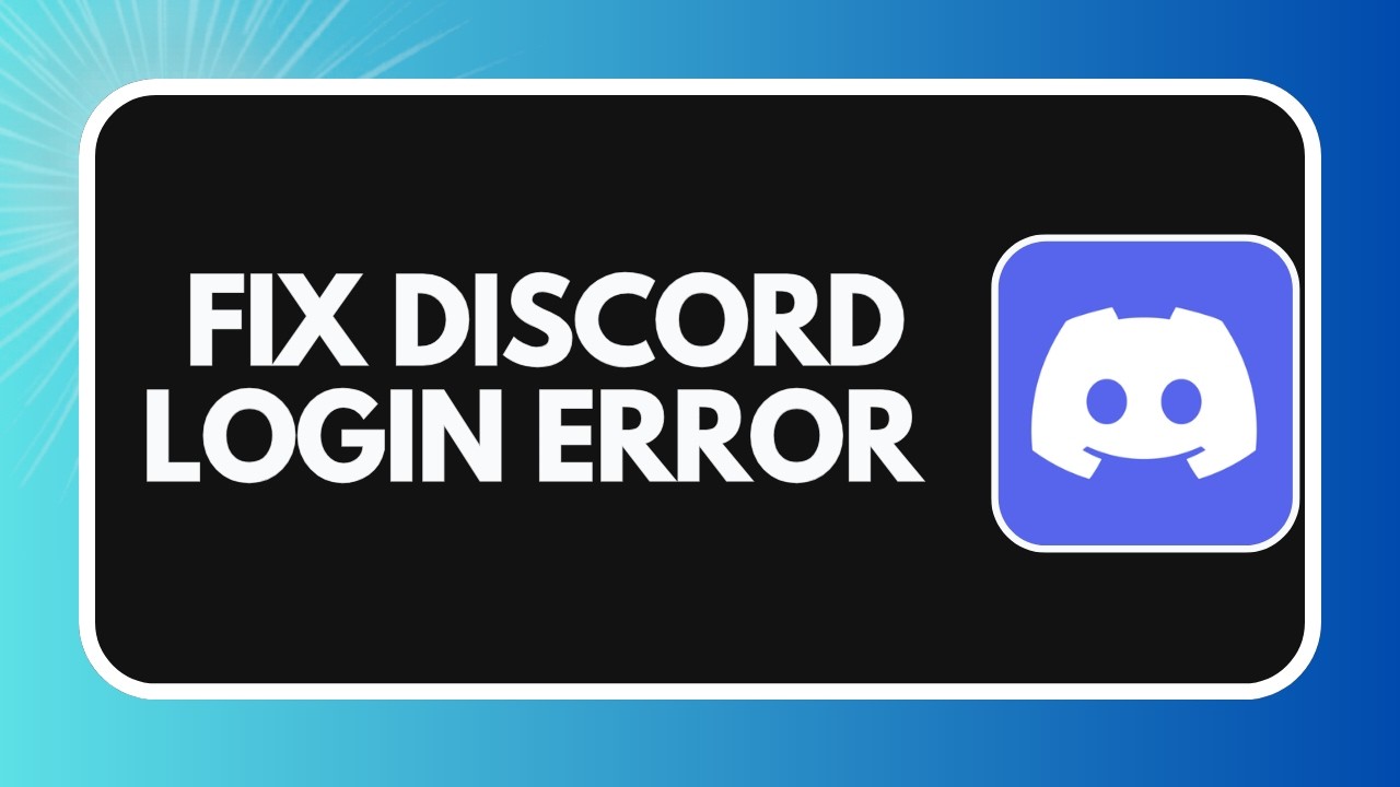 How to Fix Discord Login Error (2026)