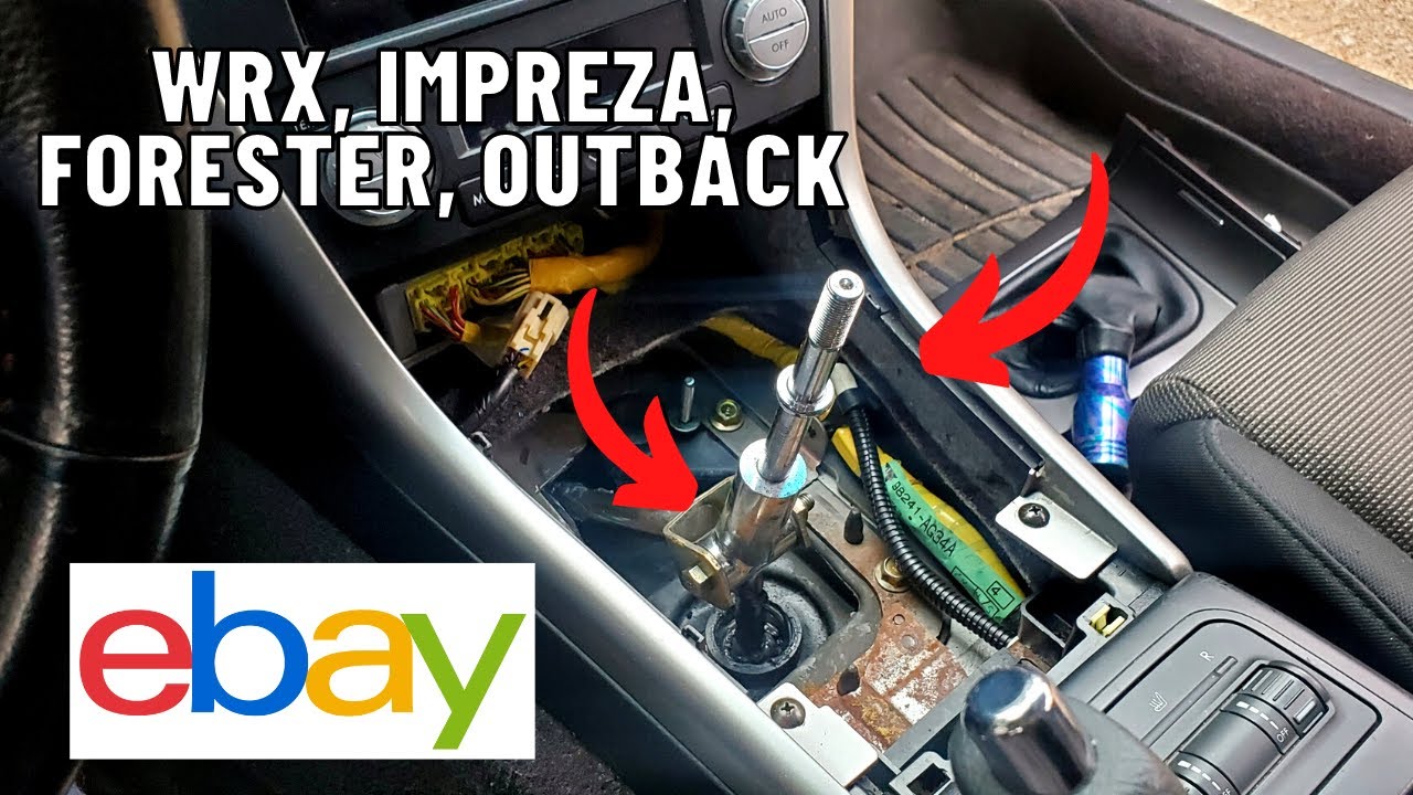 Subaru Legacy GT Ebay Short Shifter Install (WRX, Impreza, Forester, Outback)