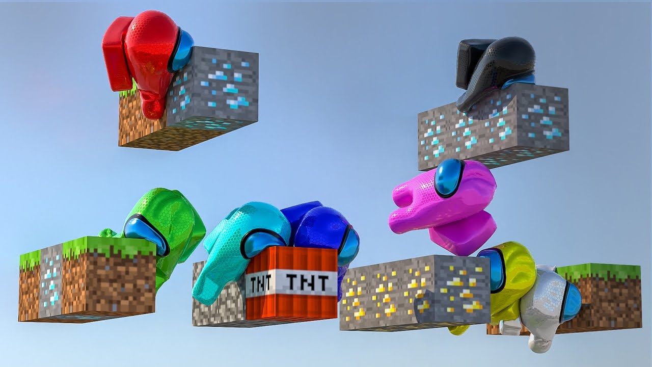 AMONG US RACE - RTX On [Softbody Race] V2