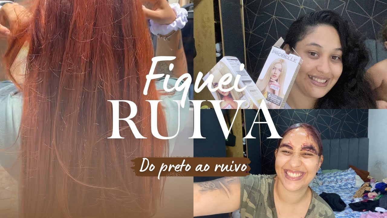 Do preto ao ruivo em casa | fiz uma cremada | Será que deu certo ? | Família Dias - Mãe de 5