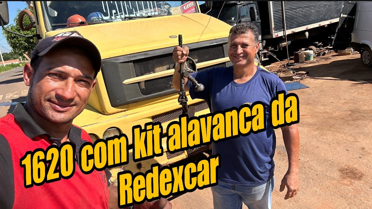 1620 com kit alavanca da Redexcar para Zf s5/680 e também para Zf s6/680