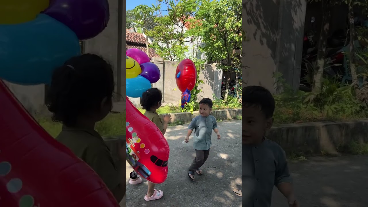 Balon Karakter Spiderman Terbang #short #balonkarakter #spiderman