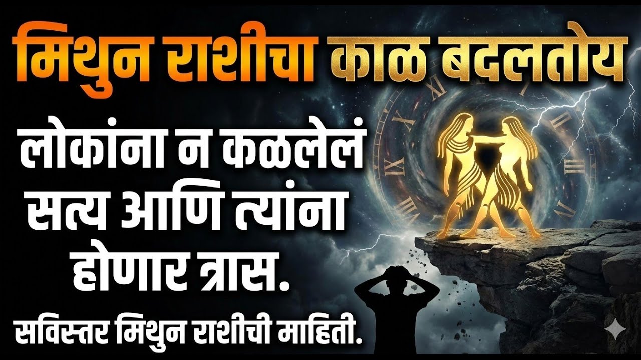 🌹मिथुन राशीचा काळ बदलतोय 🔥 लोकांना न कळलेलं सत्य, संघर्ष आणि येणारा सुवर्णकाळ| Mithun Rashi #mithun