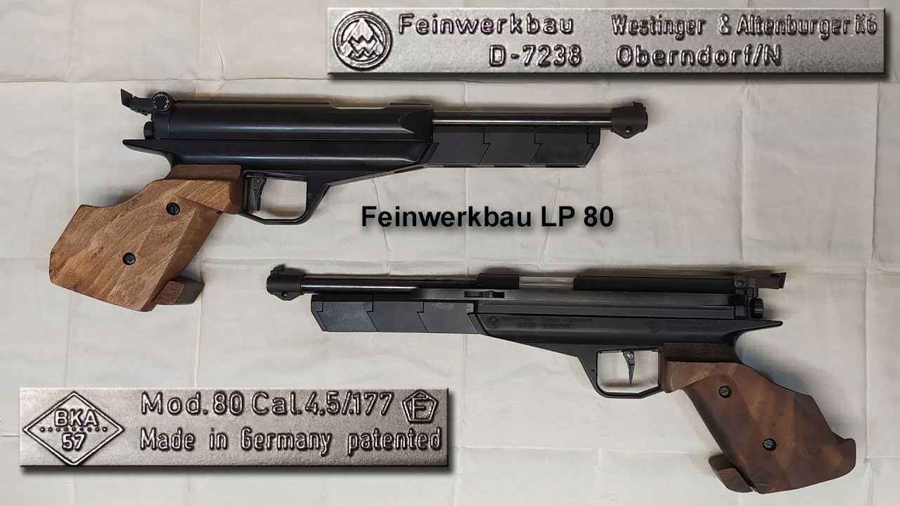 Feinwerkbau LP 80 Luftpistole zerlegen, Anleitung