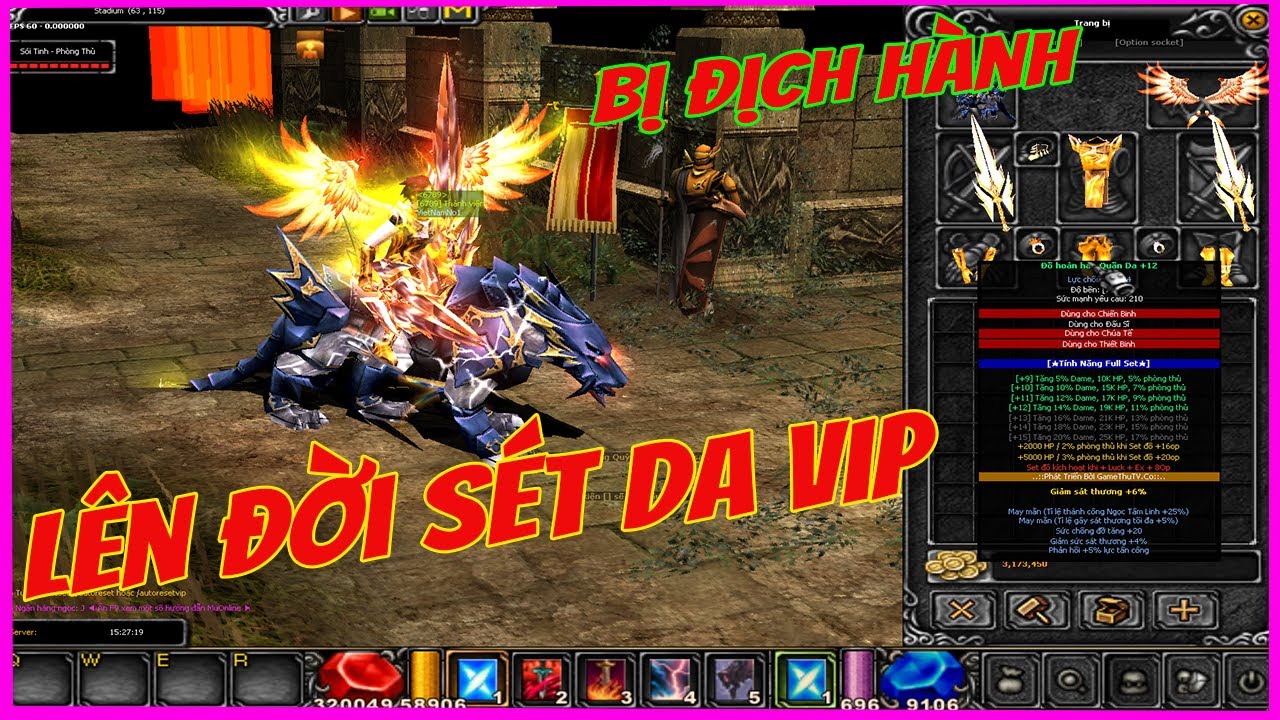 Mu Online Hay Nhất 2025 Bị Hành Qúa Xuống Tiền Lên Đời Sét Da Hoài Niệm Nên Chơi DK Hay MG Anh Em