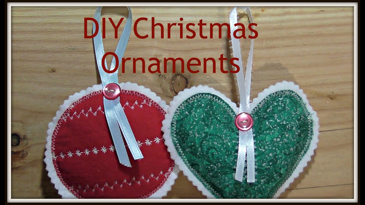 How to Sew Fabric Christmas Ornaments