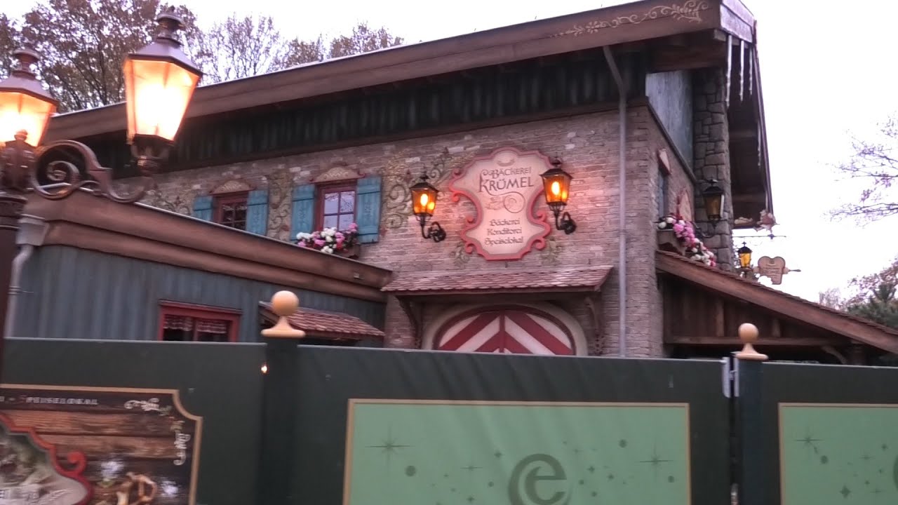 Efteling B&auml;ckerij Kr&uuml;mel Bouwupdate November 2021