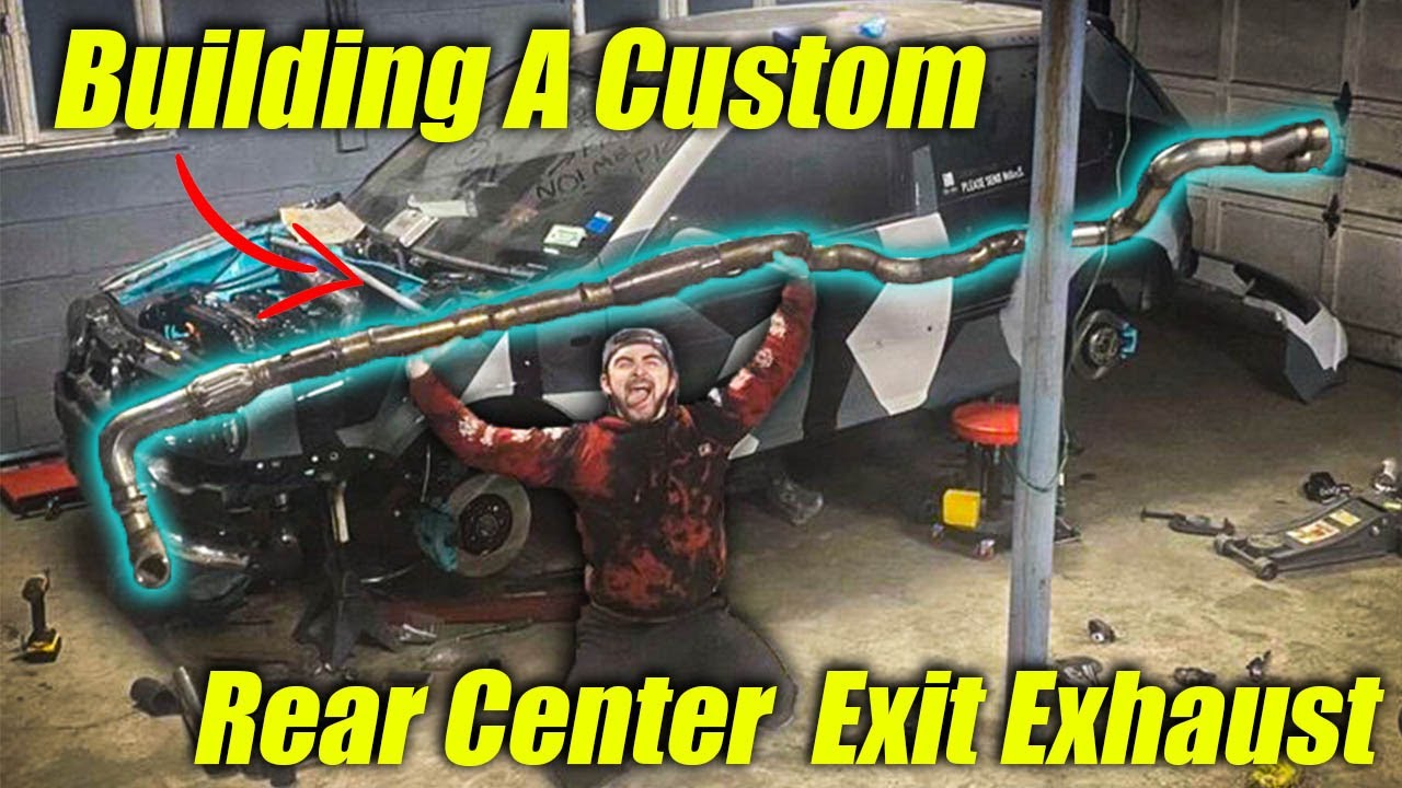 Building a custom rear center exit exhaust | Volkswagen MK4 GTI
