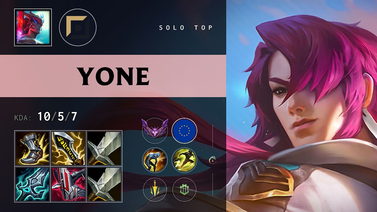 Yone Top vs Kennen (SEA1 Riku) - EUW Master Patch 26.14