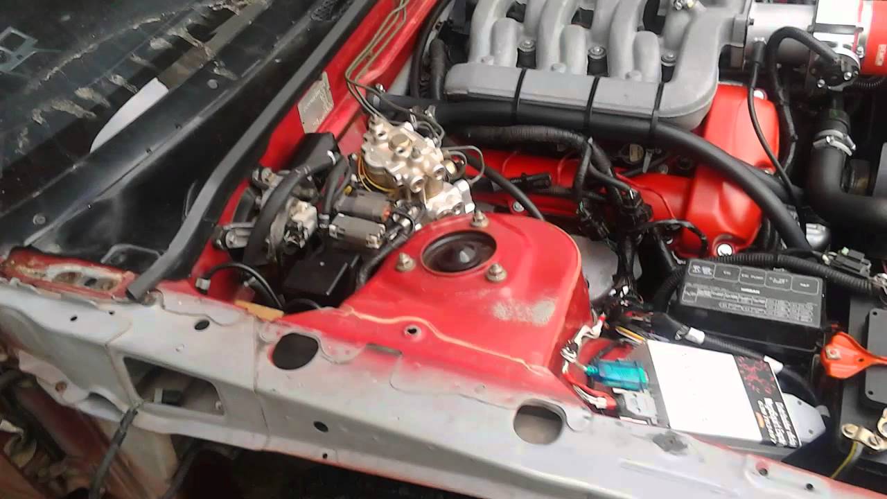Nissan S13 V6 swap Jaguar AJ30 engine with Megasquirt