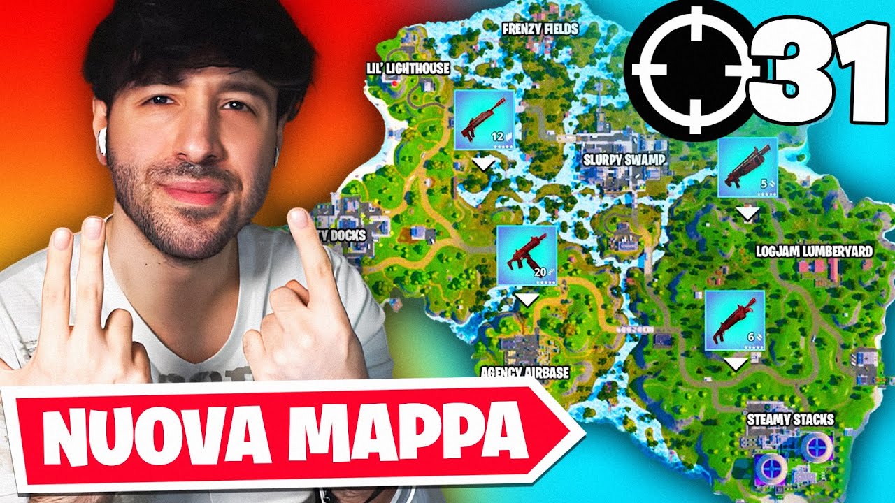 Ho FATTO il RECORD MONDIALE nella NUOVA MAPPA di FORTNITE (31 kills)