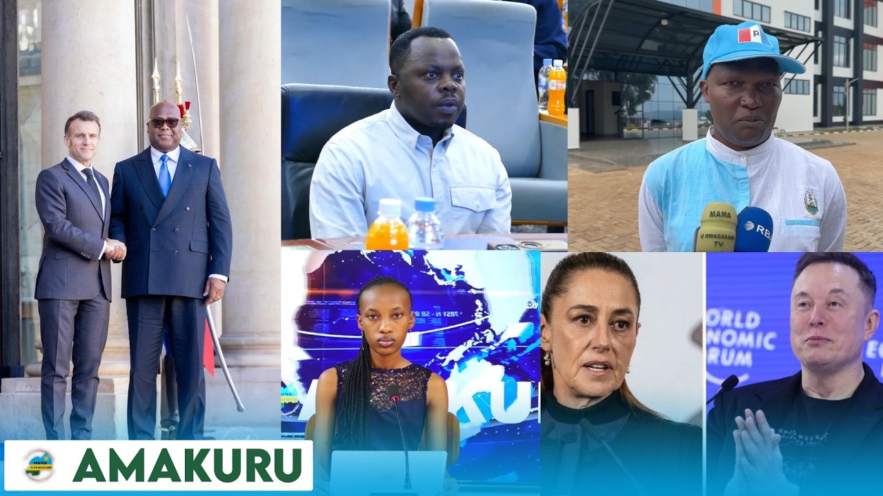 TSHISEKEDI YAGIRANYE IBIGANIRO NA MACRON || ELON MUSK ASHOBORA KUREGWA NA PEREZIDA WA MEXIQUE
