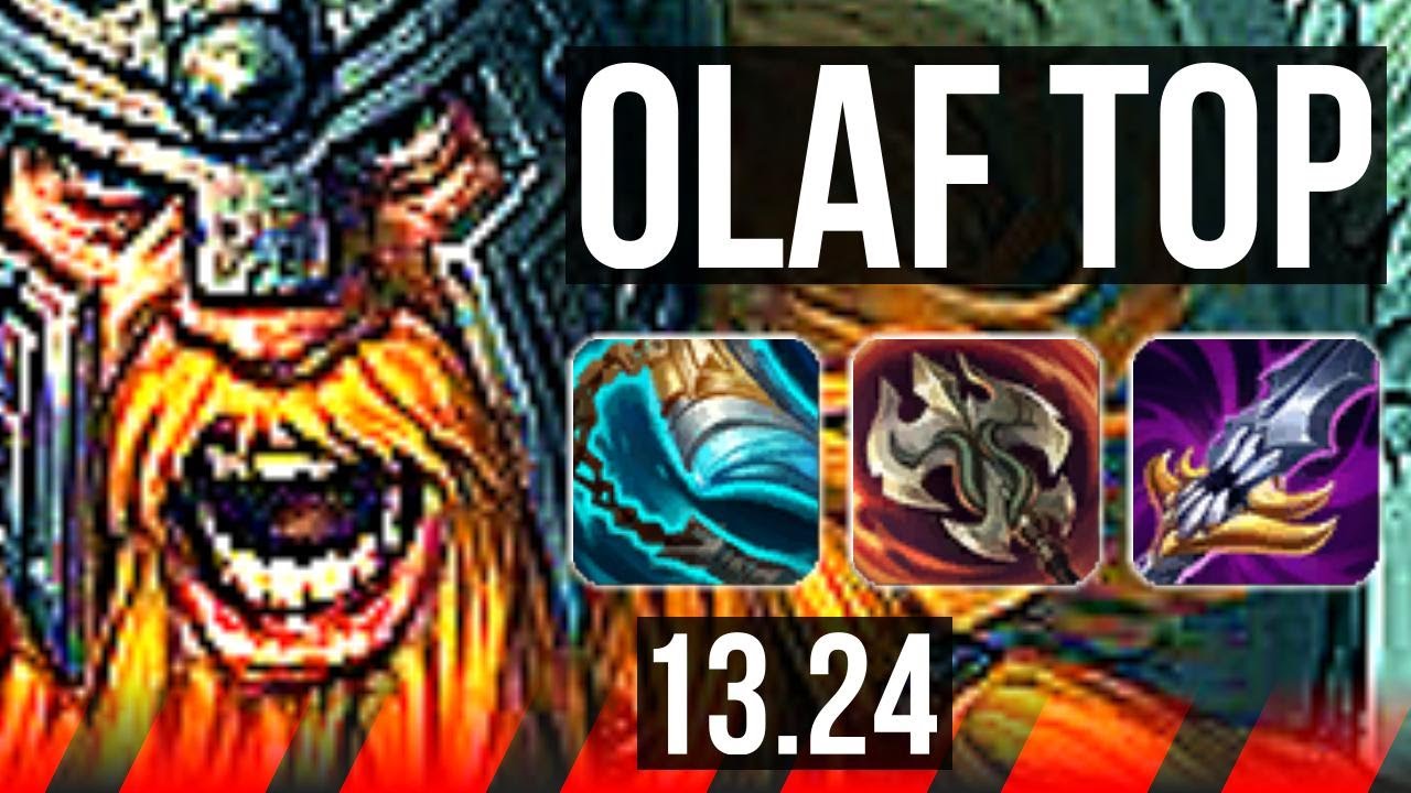 OLAF vs SETT (TOP) | 11/1/3, 7 solo kills, 1100+ games, Legendary | KR Master | 13.24