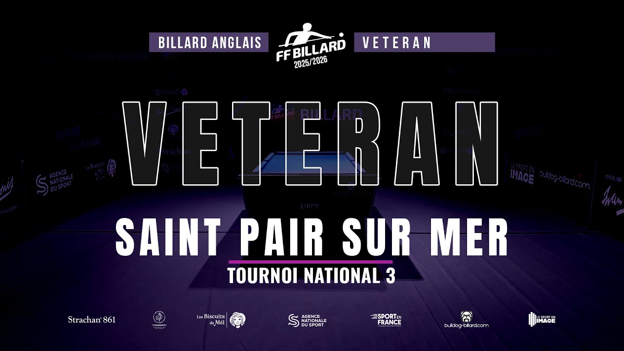 🎱 L1 - BLACKBALL - VETERAN 25/26 &ndash; TN N&deg;3 &ndash; Finale