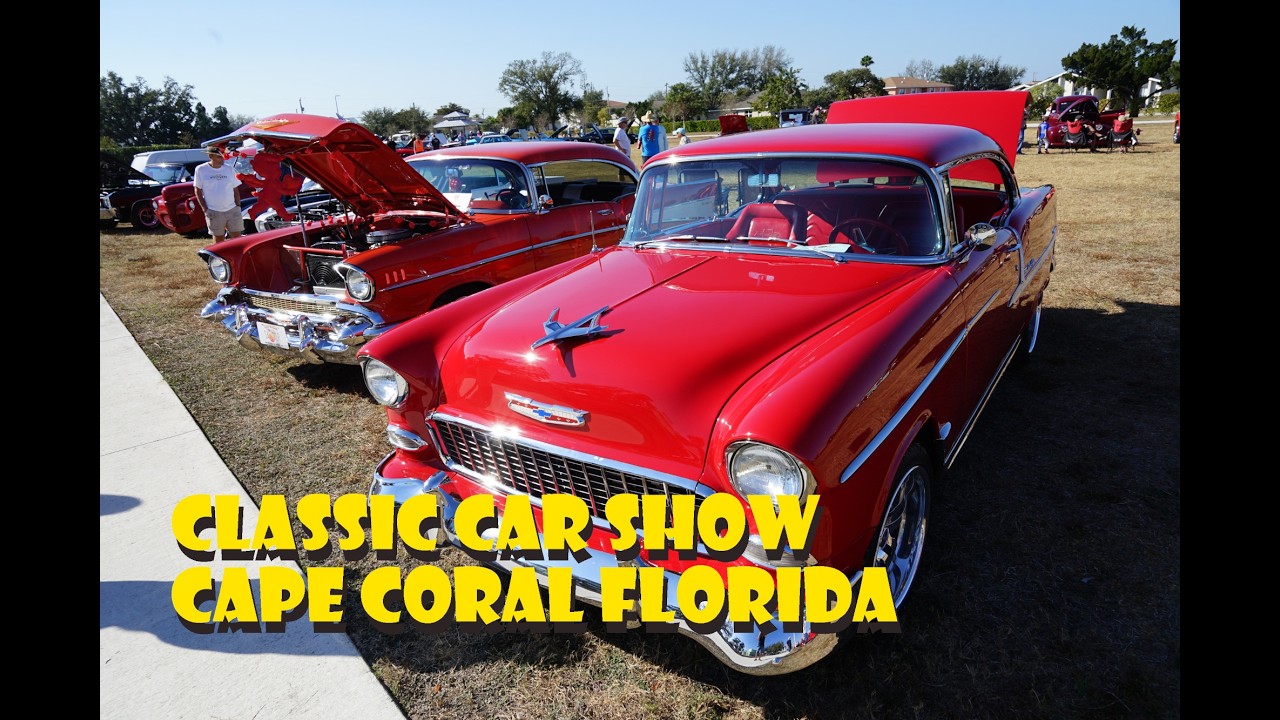 CLASSIC CAR SHOW AT CULTURAL PARK CAPE CORAL FLORIDA 2/14/2026