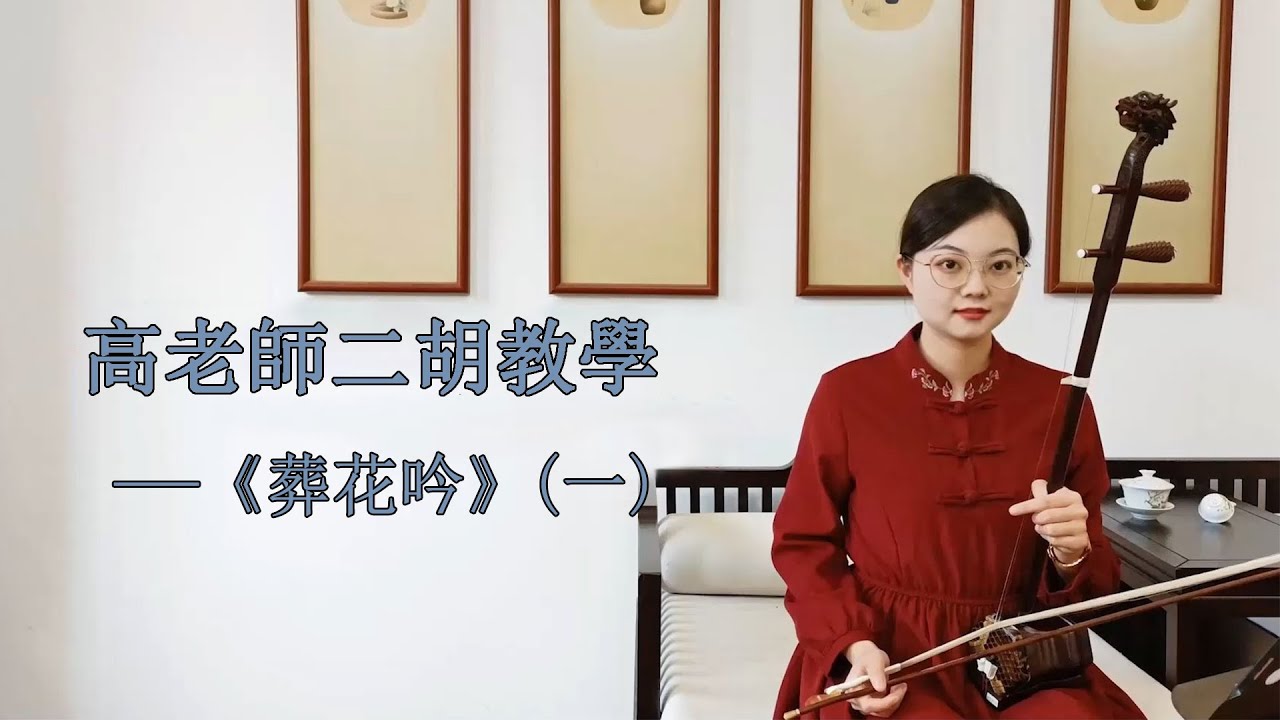 【二胡自學教程】《葬花吟》G調（一）多角度講解，帶你逐句練習