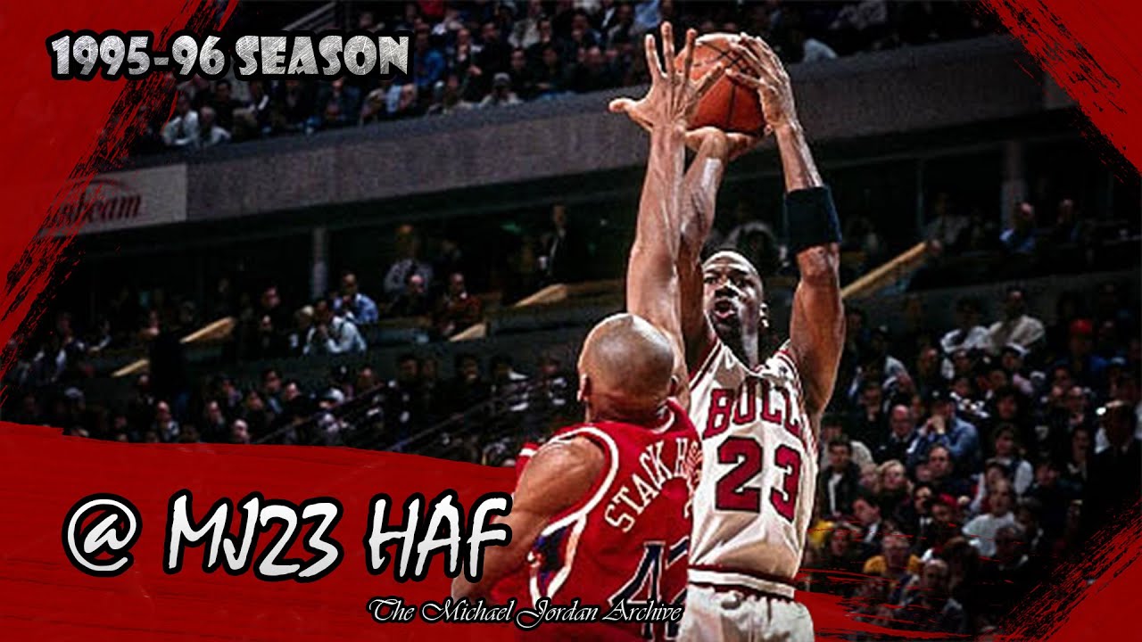 Michael Jordan Highlights vs 76ers (1996.01.16) - 32pts