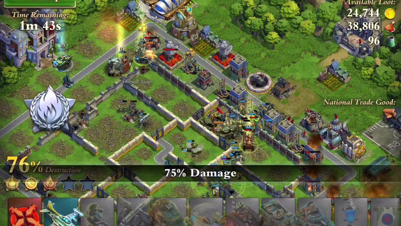 Dominations Donation Nation War 5 Star vs. Lvl 223 | M Silo, Stronghold Troops |