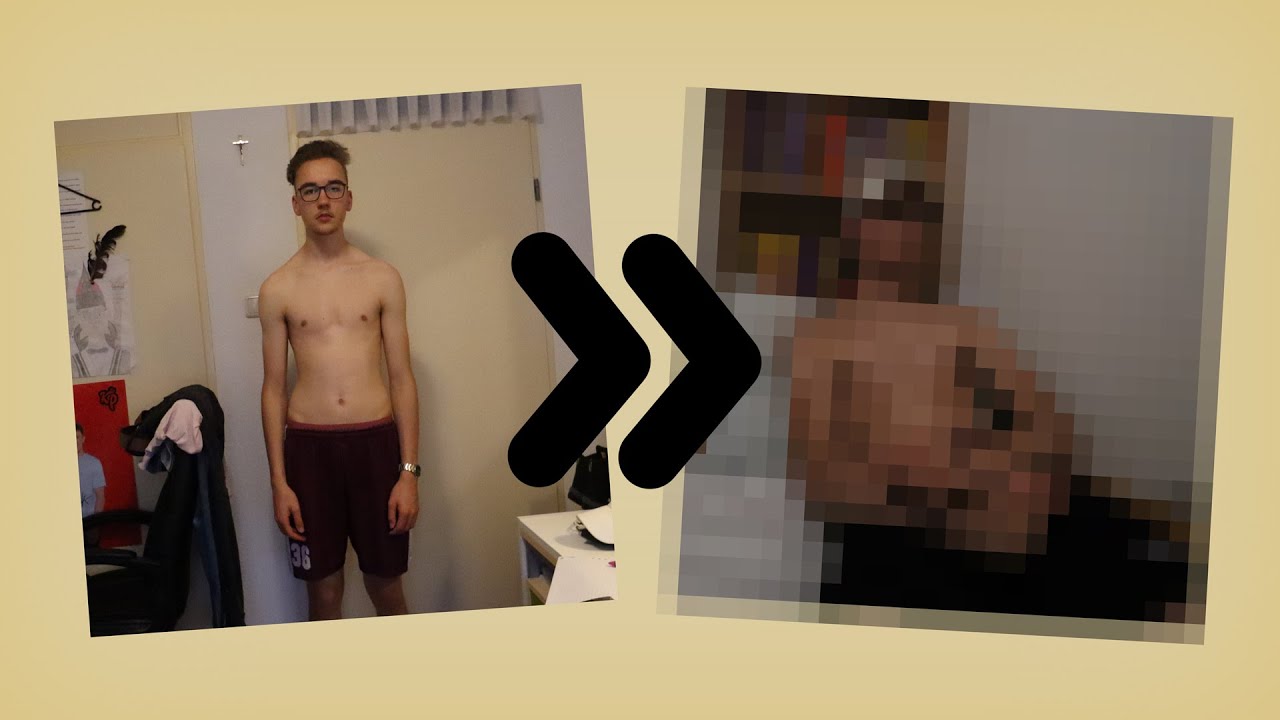 1 JAAR LANG FITNESSEN! BEFORE + AFTER!