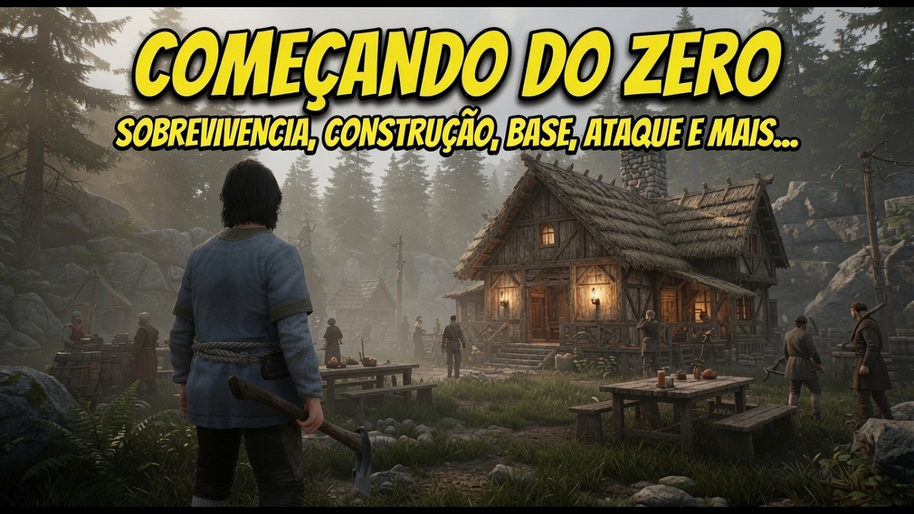 SURVIVAL!  Come&ccedil;ando meu REINO DO ZERO no MODO REINO! ⚔️ES🏰 NOBLE LEGACY GAMEPLAY TOP