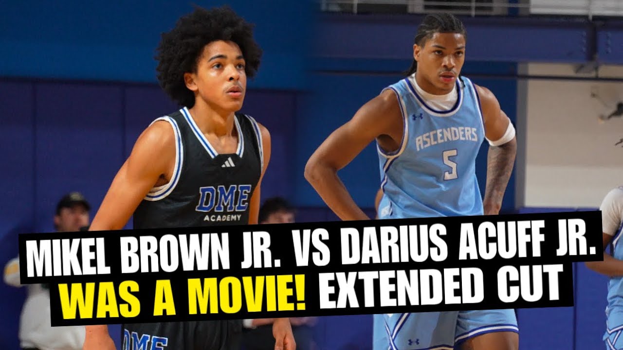 5-Star Guard SHOWDOWN | #1 Darius Acuff Jr. vs #2 Mikel Brown Jr. Extended Cut!!