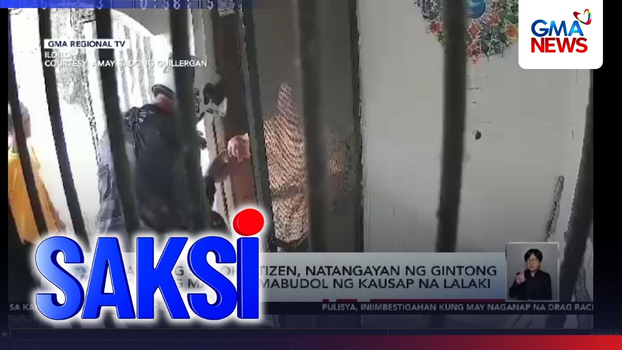 Babaeng senior citizen, natangayan ng gintong singsing matapos mabudol ng kausap na lalaki | Saksi