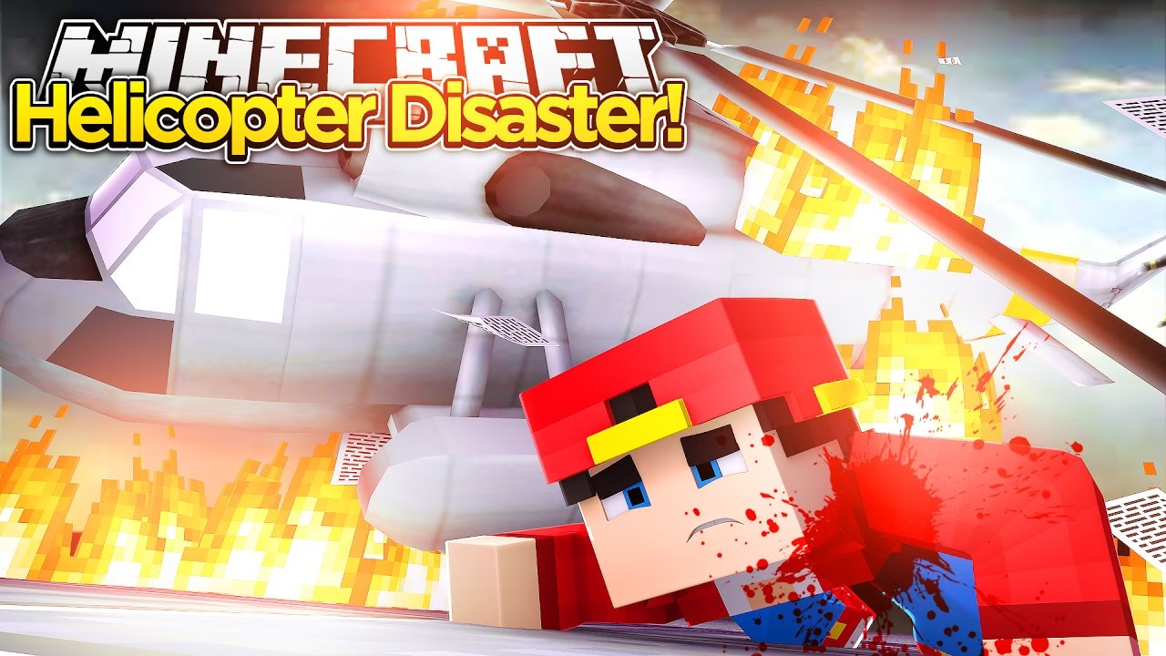Minecraft Adventure - LITTLE ROPO'S HELICOPTER CRASHES!!