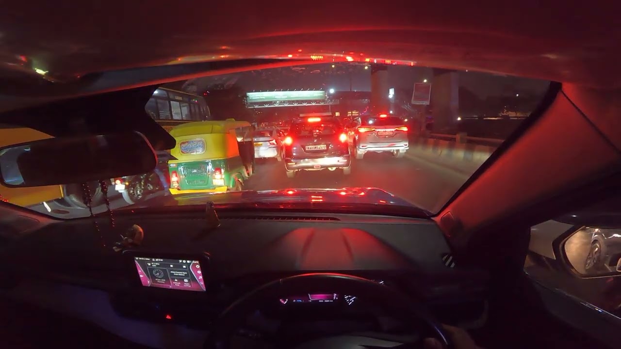 Night Drive ASMR 🚗✨ | Tata Punch on Bangalore Roads | Busy Traffic Sleep Video (Part 1)