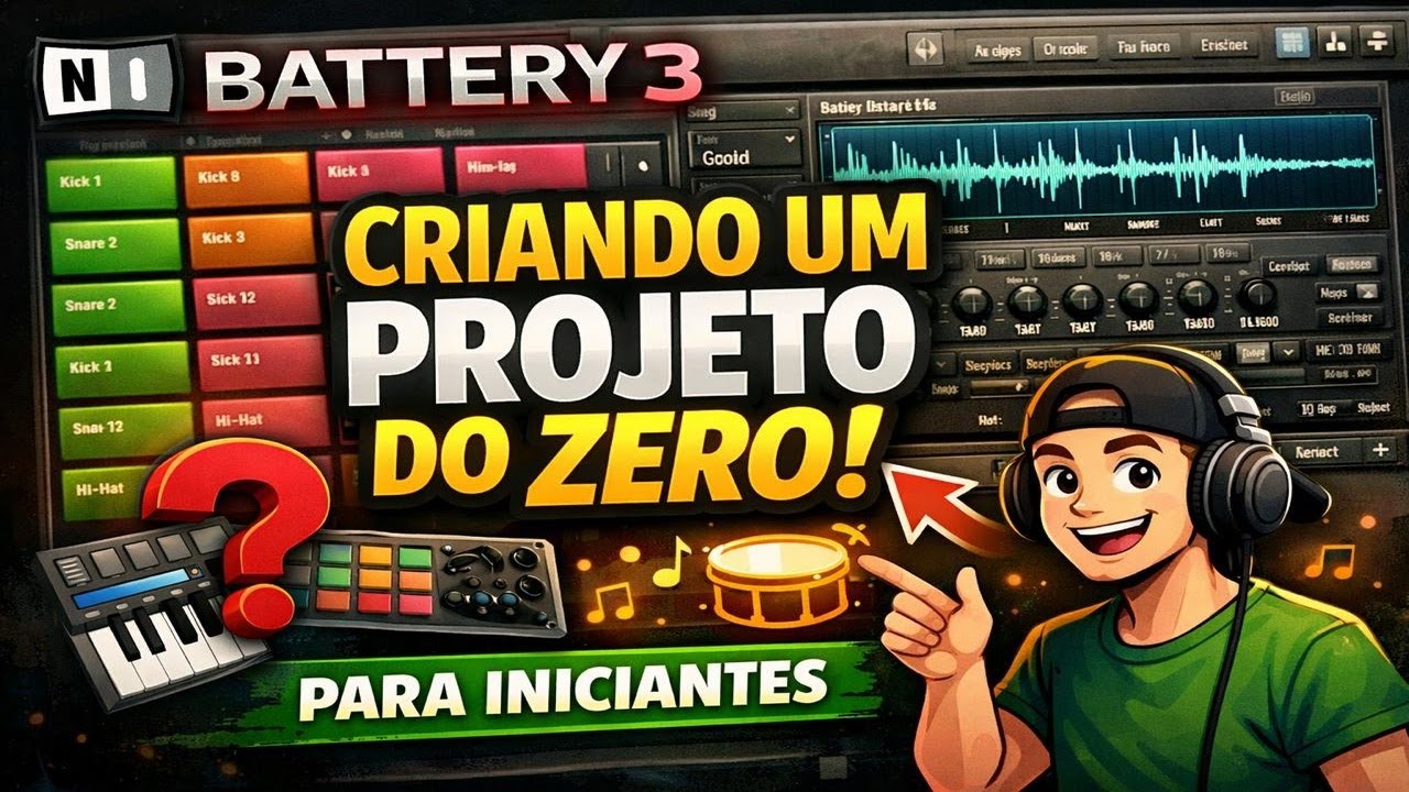 BATTERY 3 DO ZERO PARA INICIANTES SEM MPD