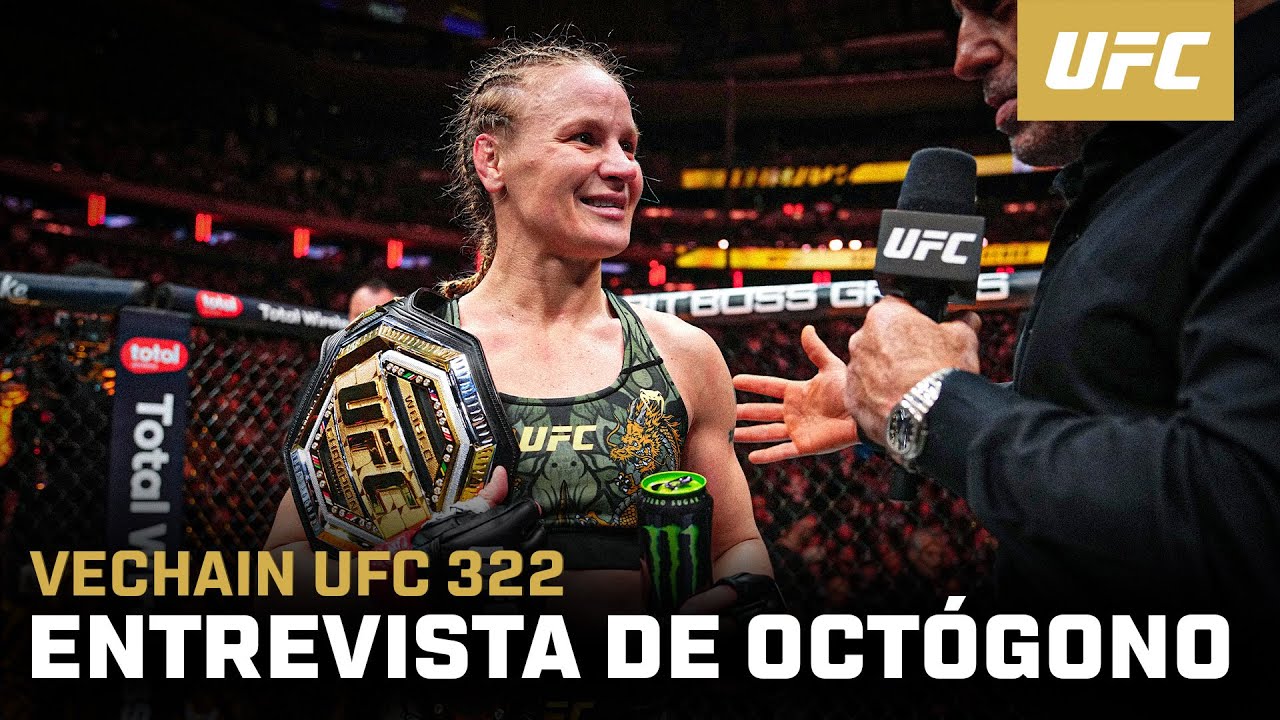 Entrevistas de Octógono com Valentina Shevchenko e Zhang Weili | VeChain UFC 322