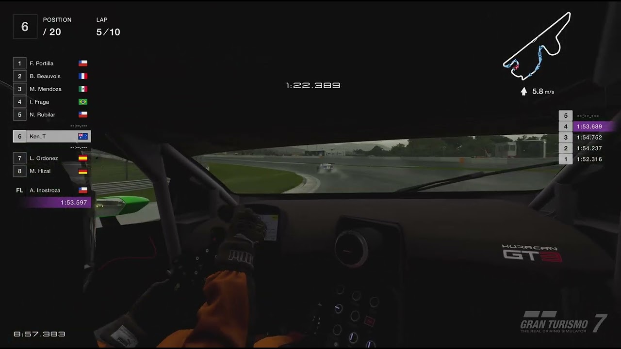 Gran Turismo 7 Fuji Speedway WC800 Lamborghini Huracan