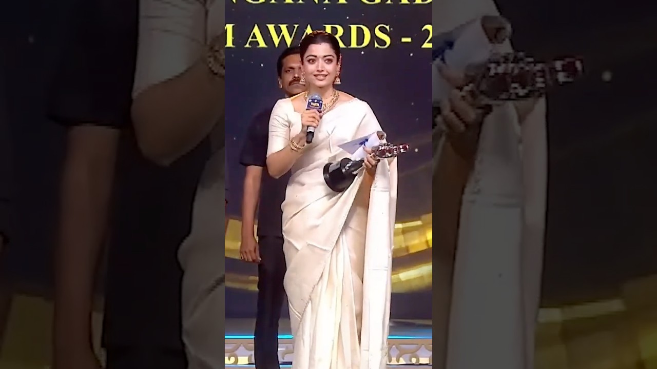 Rashmika Speech in Telugu | Best Heroine | Telengana Gaddar Film Awards 2025 | Ugadi 2026 |