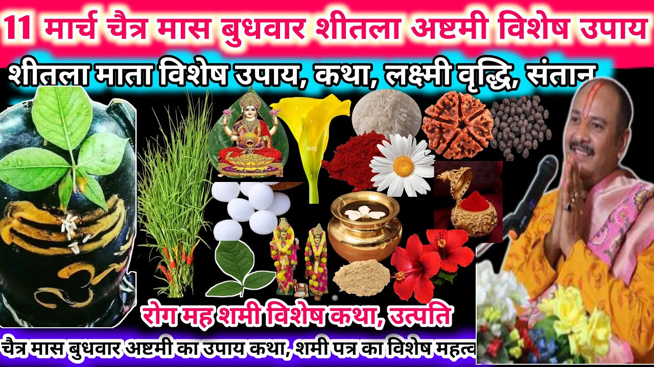 11 मार्च चैत्र मास बुधवार शीतला अष्टमी विशेष उपाय। शीतला माता कथा लक्ष्मी वृद्धि 🌿🙏#upay#viral#shiv
