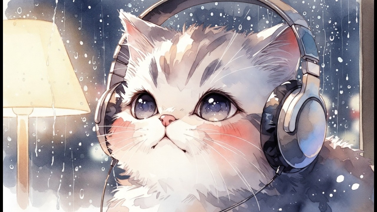Late Night Jazz — Rainy Night Ambience for Study, Sleep & Relax 🌙