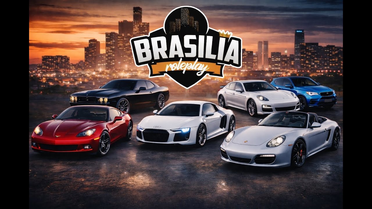 Brasilia RP - Racha noturno - C6, Panamera, R8, Challenger e mais...