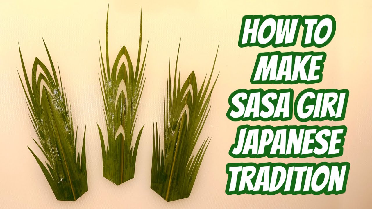 SASAGIRI BAMBOO LEAF DECORATION TUTORIAL NO.2