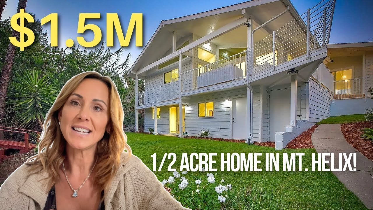 Tour Inside a $1,500,000 Stunning Mt. Helix Home in La Mesa, Ca | San Diego Property Tours