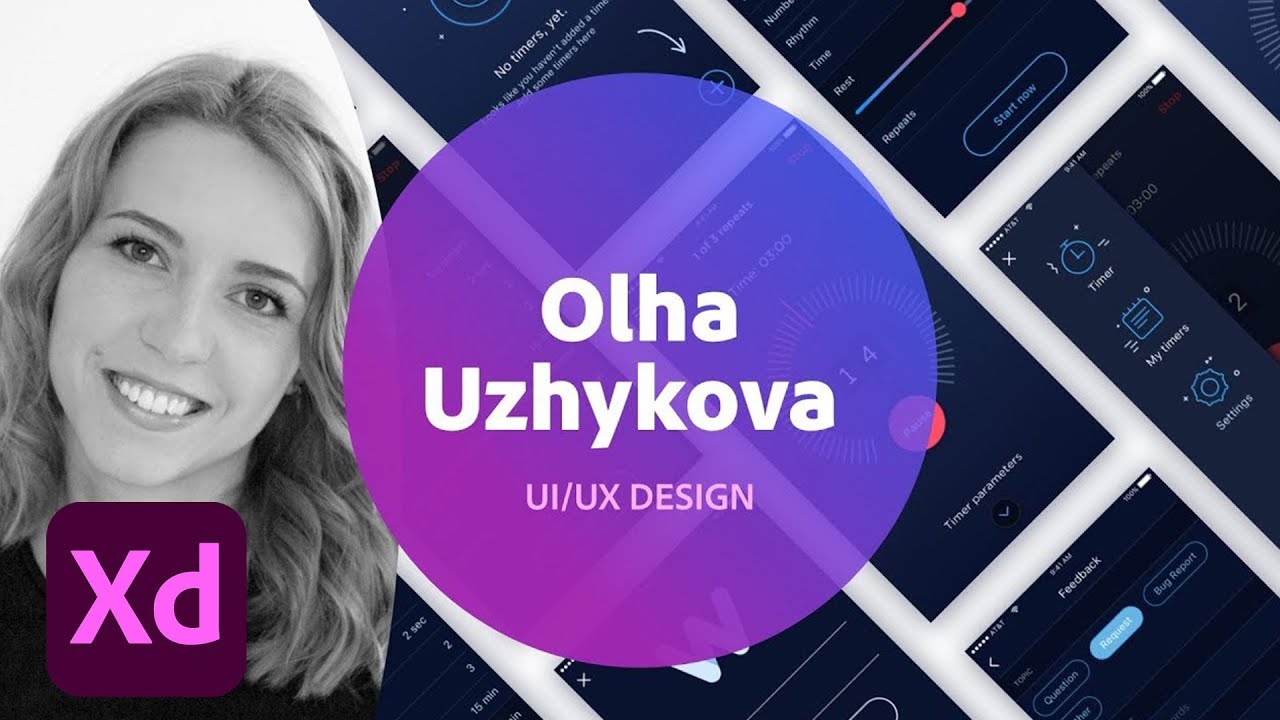 UI/UX Design with Olha Uzhykova - 1 of 3 | Adobe Creative Cloud