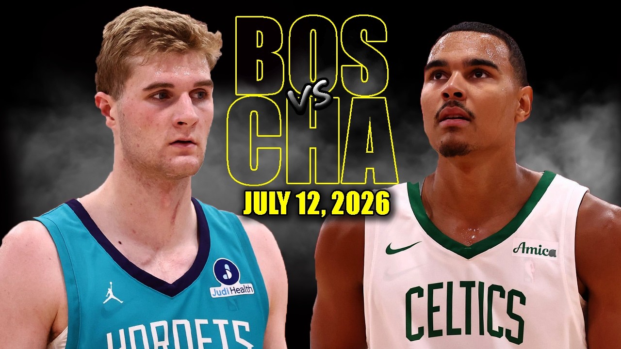 Boston Celtics vs Charlotte Hornets Full Game Highlights - July 12, 2026 | NBA Summer League