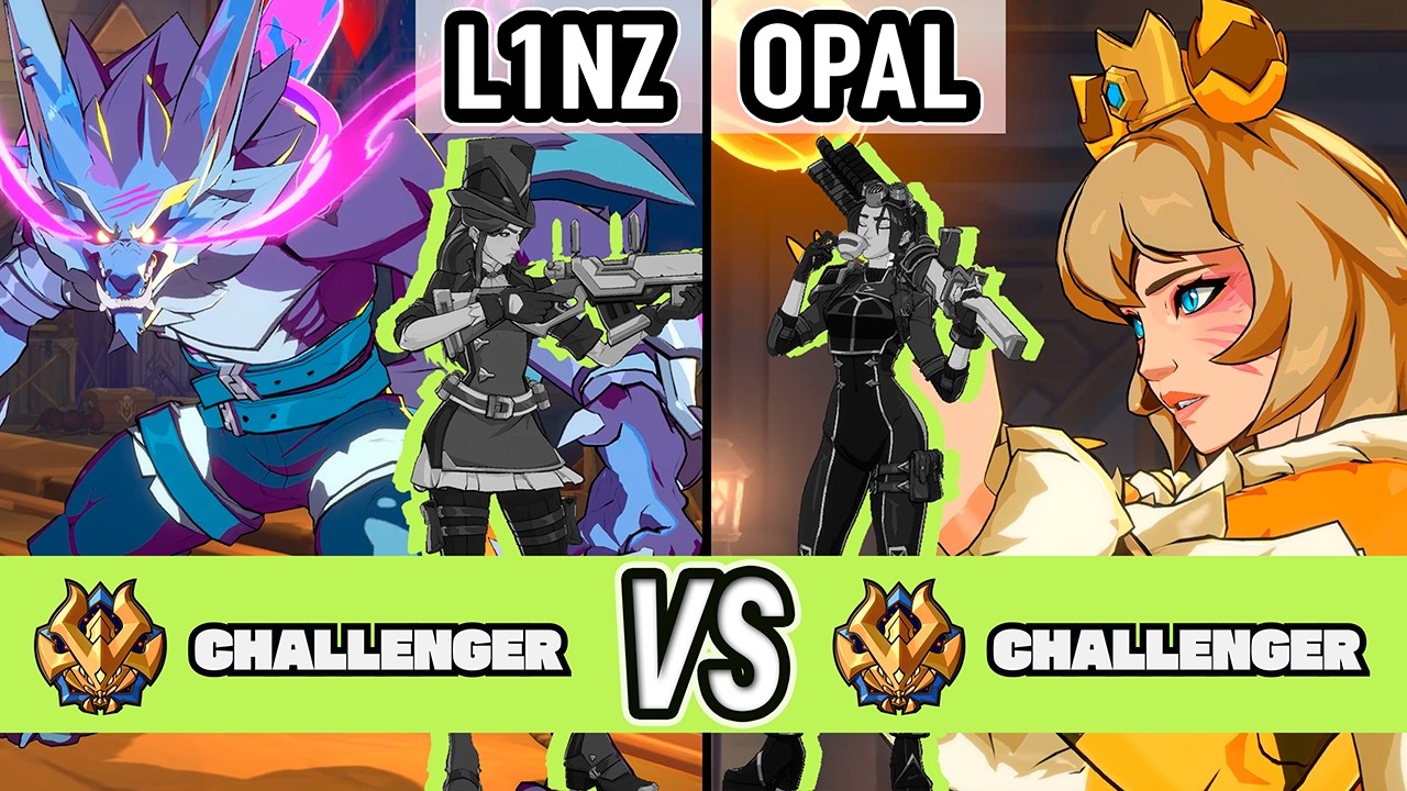 2XKO ▰ L1Nz (Caitlyn / Warwick) vs Opal (Caitlyn / Ahri) ▰ High Level Gameplay