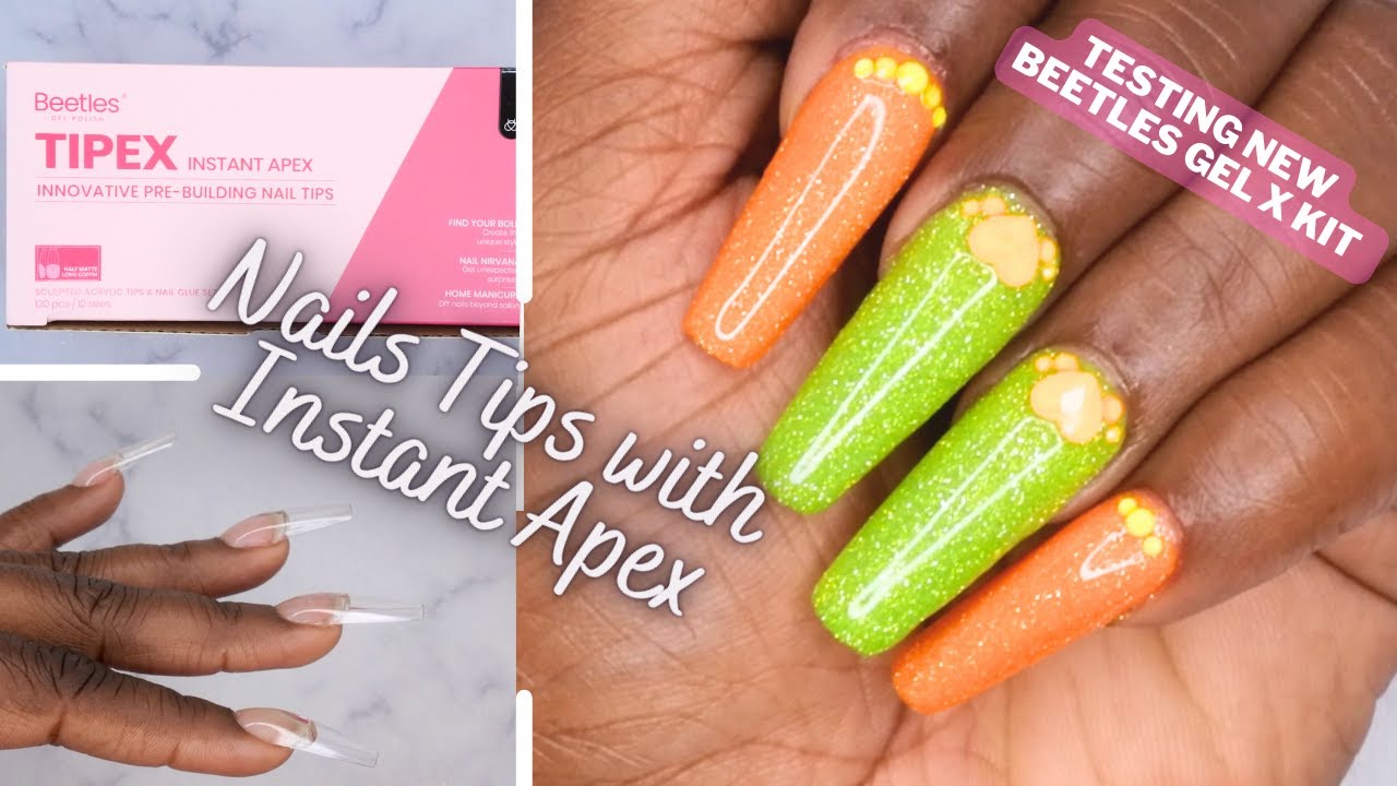 Trying Beetles New Tipex Instant Apex Gel X Kit From Amazon | Beginner Friendly Tutorial