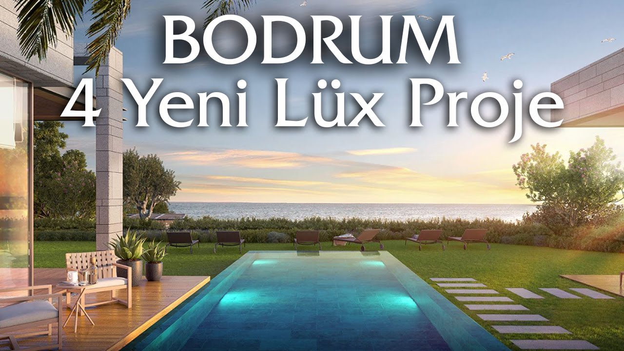Bodrumda  4 Yeni Lüx Villa Projesi