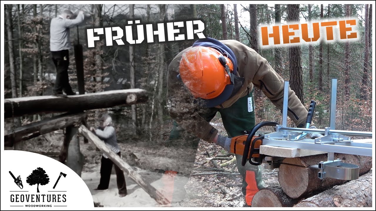 TEST: Bretter selber sägen 🪚 - Mobiles Kettensägewerk