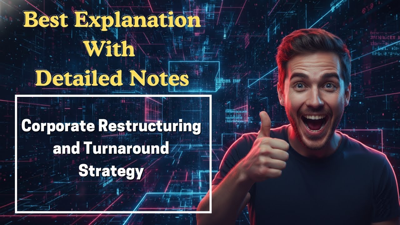 [105] Corporate Restructuring and Turnaround Strategy (Advanced Strategy) For MBA