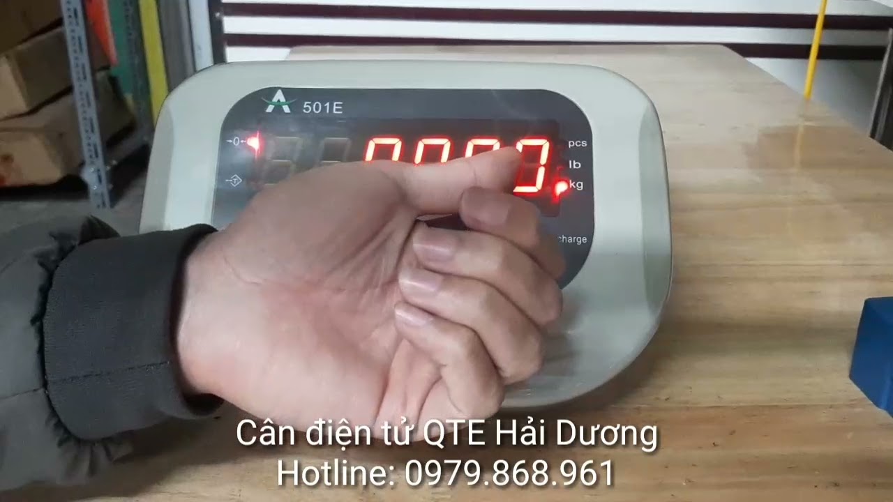 Một số chức năng cơ bản: Trừ bì, về không, đơn vị - Hướng dẫn sử dụng đầu cân A501E hoặc HP THW501