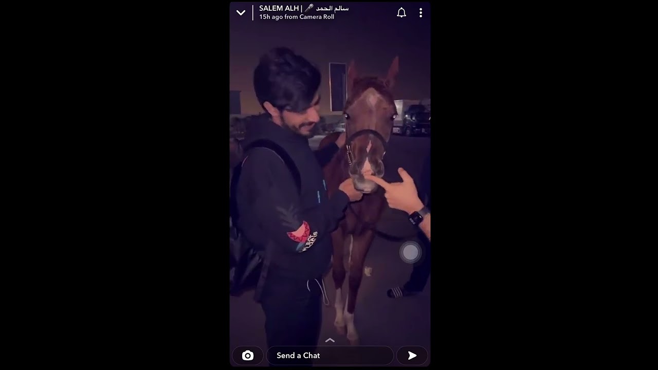 سالم وصلتله الهدية الصح😍 و اخيراً الخيل التقى بخياله 🏇 سناب سالم الحمد و جوري قطان بوليفارد🔥